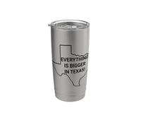 Todo es más grande en Texas Eres tan ayer Vaso térmico de acero inoxidable de doble pared