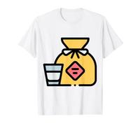 Todo es Mejor con Baijiu - Más Baijiu Camiseta gráfica económica, Hombre, Blanco, S