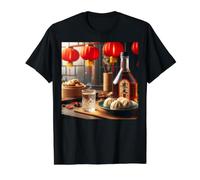Todo es Mejor con Baijiu - Más Baijiu Camiseta gráfica económica, Hombre, Negro, XL