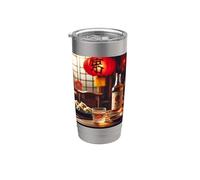 Todo es mejor con Baijiu - Más Baijiu Vaso térmico de acero inoxidable de doble pared