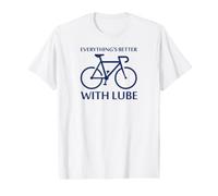 Todo es Mejor con el Ciclismo lubricante Camiseta gráfica económica