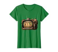 Todo es Propaganda Vintage TV Camiseta, Mujer, Verde Kelly, XXL