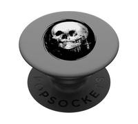 Todo es reflejo de cráneo de vanidad en espejo recortado PopSockets PopGrip Adhesivo