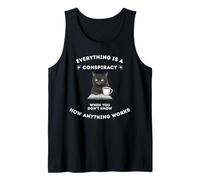 Todo es una conspiración Cuando no Sabes Nada Gato Camiseta sin Mangas