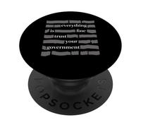 Todo está Bien, confía en el Humor de tu Gobierno para Adultos PopSockets PopGrip Adhesivo