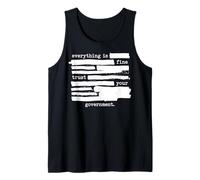 Todo está Bien Confía en tu Gobierno político redactado Camiseta sin Mangas