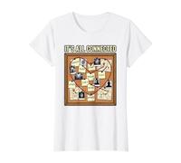 Todo está Conectado para Resolver misterios Escena del Crimen Halloween Camiseta gráfica económica, Mujer, Blanco, M