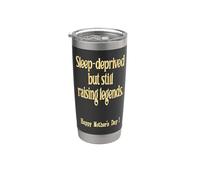 Todo lo mejor para el Día de la Madre Mamá sin Dormir Vaso térmico de acero inoxidable de doble pared
