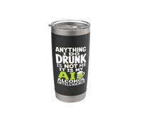 Todo lo que hago borracho no soy yo AI Alcohol Intelligence Vaso térmico de acero inoxidable de doble pared