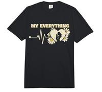 Todo lo Que mamá ama a mi Madre Hijo Heartbeat Daisy Comfort Colors Adult Heavyweight T-Shirt