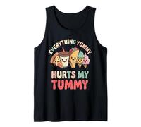 Todo lo Que me Gusta me Hace daño al estómago Amantes de la Camiseta sin Mangas