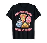 Todo lo Que me Gusta me Hace daño al estómago Divertido entu Camiseta