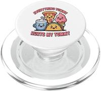 Todo lo Que me Gusta me Hace daño al estómago Divertido entu PopSockets PopGrip para MagSafe