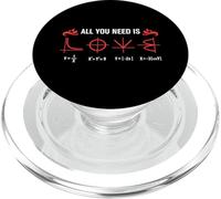 Todo lo que necesitas es amor Math Graph Funny STEM Regalo PopSockets PopGrip para MagSafe