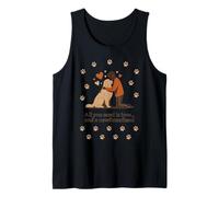 Todo lo Que Necesitas es Amor y Terranova - Hombre & Abrazo de Newfie Camiseta sin Mangas