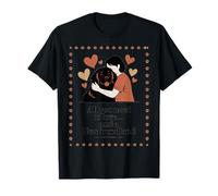 Todo lo Que Necesitas es Amor y Terranova - Silueta de Abrazo Camiseta