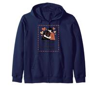Todo lo Que Necesitas es Amor y Terranova - Silueta de Abrazo Sudadera con Capucha