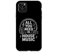 Todo lo que necesitas es música house | Vintage House Music Carcasa para iPhone 11 Pro Max