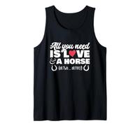 Todo lo que necesitas es un caballo para ecuestarios y jinetes Camiseta sin Mangas