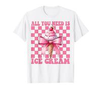 Todo lo Que Necesitas es un Lazo de Coqueta Rosa para niña y mamá Camiseta