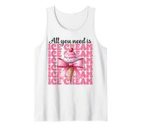 Todo lo Que Necesitas es un Lazo de Coqueta Rosa para niña y mamá Camiseta sin Mangas