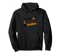 Todo lo Que Necesito es café & Amante de la mañana del Sol Sudadera con Capucha, Unisex para Adultos, Negro, M