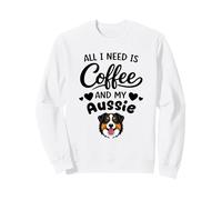 Todo Lo Que Necesito Es Café Y Mi Amante De Los Aussie Sudadera