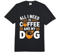 Todo lo Que Necesito es café y mi Perro Comfort Colors Adult Heavyweight T-Shirt