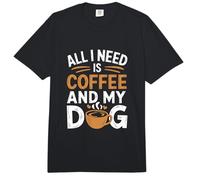 Todo lo Que Necesito es café y mi Perro Comfort Colors Adult Heavyweight T-Shirt