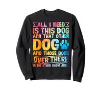 Todo lo Que Necesito es Este Perro y Ese Otro Amante de los Perros Divertidos Sudadera