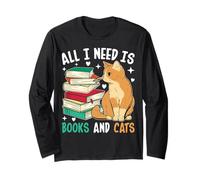 Todo lo que necesito son libros y gatos Manga Larga