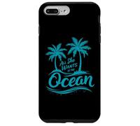 Todo lo que quiere es el océano - Retro Summer Tropic Island Carcasa para iPhone 7 Plus/8 Plus
