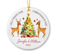 Todo Lo Que Quiero Eres Tú Decoraciones De Árbol Divertidos Decoracion Navidad con Cuerda Colgante De Navidad para Estante Festival Recuerdo