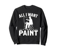 Todo lo Que Quiero es Pintar Sudadera