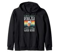 Todo lo Que Quiero es té Boba y un Libro literario Realmente Bueno Sudadera con Capucha