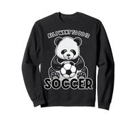 Todo lo Que Quiero Hacer en Panda Soccer es Cute Bear Player Sudadera