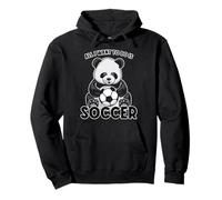 Todo lo Que Quiero Hacer en Panda Soccer es Cute Bear Player Sudadera con Capucha