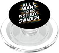 Todo lo Que Quiero Hacer es estudiar el Orgullo de los Estudiantes de Sueco PopSockets PopGrip para MagSafe