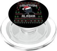 Todo lo Que Quiero para Navidad es Alaska Ugly Christmas Sweater Lover PopSockets PopGrip para MagSafe