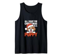 Todo Lo Que Quiero Para Navidad Es Un Cachorro Camiseta sin Mangas