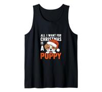 Todo Lo Que Quiero Para Navidad Es Un Cachorro Camiseta sin Mangas
