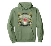 Todo lo Que Quiero para Navidad es un demodog Sudadera con Capucha, Unisex para Adultos, Verde Salvia, L