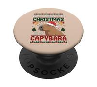 Todo lo Que Quiero para Navidad es un suéter Feo de carpincho PopSockets PopGrip Adhesivo