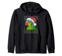 Todo lo Que Quiero para Navidad es un suéter Feo de Navidad con Forma de Periquito Sudadera con Capucha