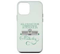 Todo lo Que Quiero para Navidad es Vivir en PEMBERLEY Austen Meme Carcasa para iPhone 12 Mini