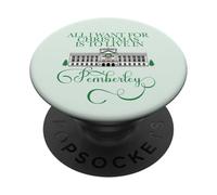 Todo lo Que Quiero para Navidad es Vivir en PEMBERLEY Austen Meme PopSockets PopGrip Adhesivo