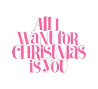 todo lo que quiero Pegatinas artísticas de vinilo 40x52.1cm No se cae Rosa