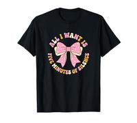 Todo lo Que Quiero Son Cinco Minutos de Silencio mamá abrumada Camiseta