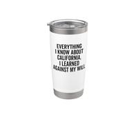 Todo lo que sé sobre el humor divertido de California Vaso térmico de acero inoxidable de doble pared