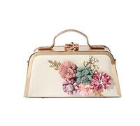Todo lo que solo hombro de hombro es portátil portátil pequeño bolso cuadrado cadena de flores femenino bolso pequeño